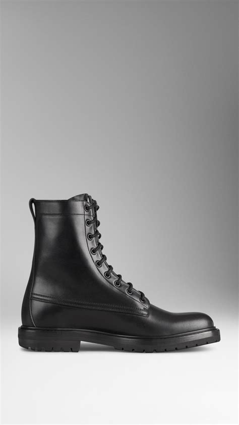 burberry flat boots|burberry military boots.